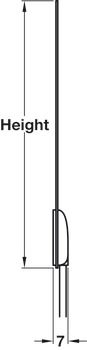 Heated Mirror Pad 230 V Rated IP44 7-80 Nominal Wattage 290 mm width x 150 mm height nominal wattage 7 W - view 3