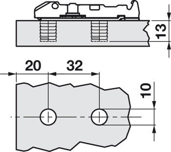 Tiomos 2mm M.Plt Clk Inline DF NP - view 3