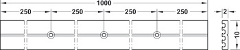 Loox 2196 Cool.Bar 1.0m 12/24V Aluminium Silver - view 2