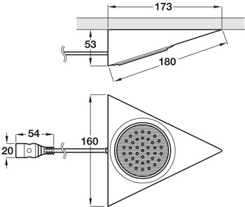 DL Housing GX53 SM Tri 240V - view 3
