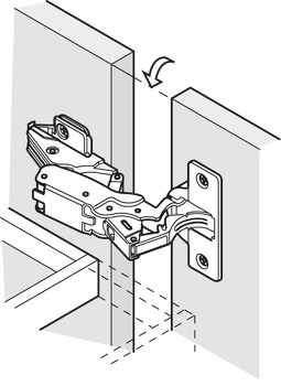 Tiomos 155D Hinge/Plt Set Clk 4prt Hos - view 4