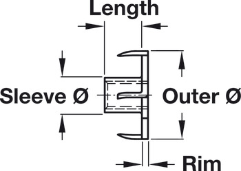 T-Nut with Four Prongs M4 internal thread galvanized - view 3