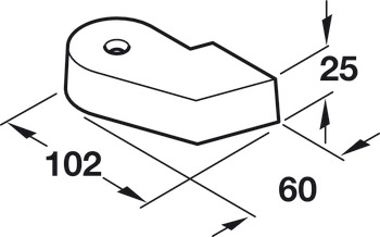Geze Cover Caps RH SSS for 932.10.200 - view 2