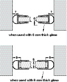 Shower Seal Bulb Seal Length 2010 mm Suitable for toughened glass doors 6-8 mm thick Transparent PVC finish - view 2