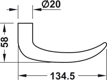 Dialock DT700 DrTerminal Set J Lvr SSS - view 4
