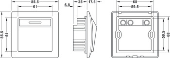 Energy Control Terminal for Dialock WT 200/WT 220/WT 210 Silver coloured - view 2