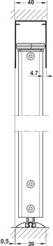 Aluflex 80 Cover Plug Vrt Frm Profile SAA - view 4