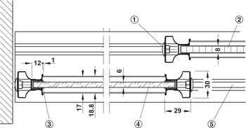 Aluflex 80 Cover Plug Vrt Frm Profile SAA - view 3