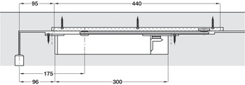 Door Closer With electromechanical hold open function With guide rail silver coloured - view 5