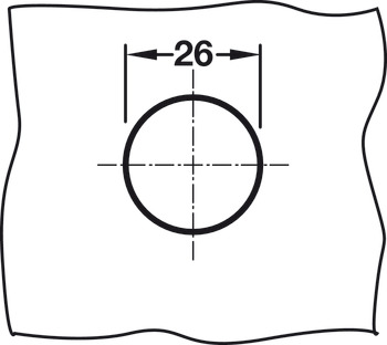 Glass Door Cyl Lock Diff PL3001 MNP - view 4