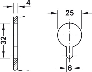 Hebgo Fix.Bracket 410x460mm 500kg/Pr Stone Grey - view 5