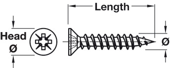 Timberfix 360 Premium Wood Screw, Countersunk Head, Fully Threaded, 4 x 16 mm - view 2