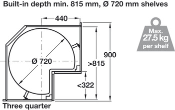 VS CorWheel Pro Base PO 3/4 Grey/Silver - view 2