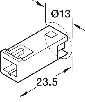 Loox5 LED Ext Lead 12V 0.5m MC - view 2