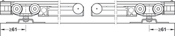 Fitting Set for Sliding Interior Doors Slido D-Line11 Top hung system Slido D-Line11 80-P with soft close on both sides - view 4