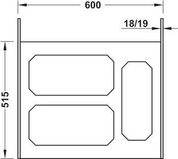 VS Envi Space XX Pro Bin 600 91L Silver - view 2