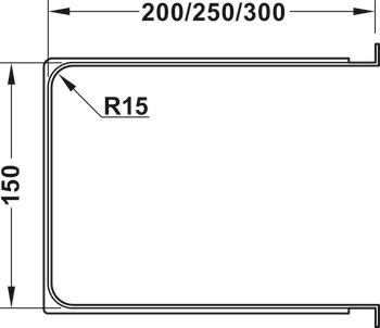 Insert for Waste Trap Cut-Out Matrix Extra SI 0720 Anthracite - view 2