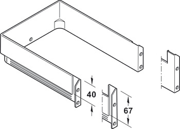 Insert for Waste Trap Cut-Out Matrix Extra SI 0720 Anthracite - view 4