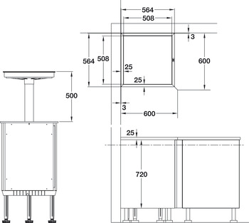Ninka Qanto Unit w PO Tray Standard Top - view 4