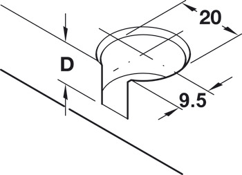 Rafix 20 FF Housing wo Ridge 19mm Plastic Bge - view 2