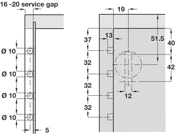Libra H2 Cabinet Hanger Conc UH SZP - view 4