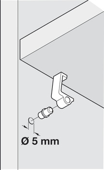 Shelf Retainer D5mm for 282.43.101/905 - view 3