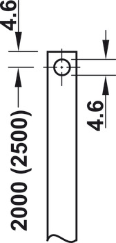 Symo3000 Profile Rods-2000mm Dr Steel Galvanised - view 2