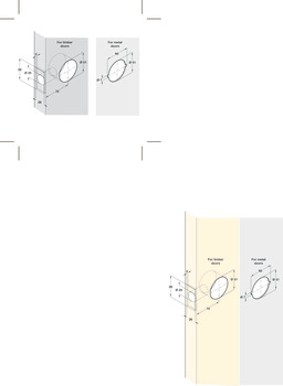 Entrance Lock Knob Set 70mm Steel SB - view 3