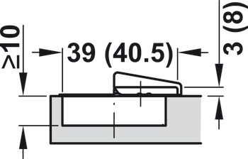 Tiomos 155D Hinge Clk FO+/INS SF woSC NP - view 4