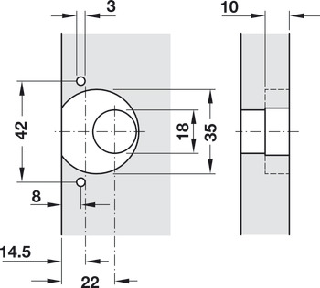 Symo3000 Roll Shut Mort Lock 22mm - view 4