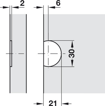 270D Flap Hinge Brass MB - view 5