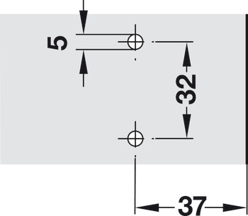 Duomatic 3mm M.Plt Cruci Eur Zinc Alloy NP - view 5