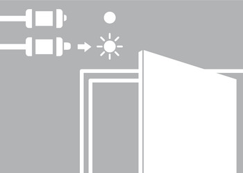 Door Contact Switch for use with Loox LED Lights With lead Black finish - view 3