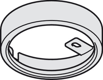 Bezel Ø 65 mm Steel for Loox5 LED 2094 / 3094 Round Chrome coloured - view 2