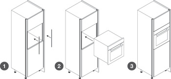 Gola System E Profile Vrt Ovn 580mm Aluminium Black - view 3