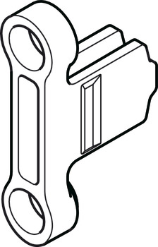 MXP Front Fixing Bracket Screw Fix - view 3