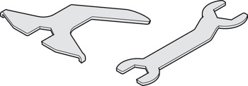 Disassembly Set for Folding Interior Doors Slido W-Fold32 100T Top hung system Galvanized steel