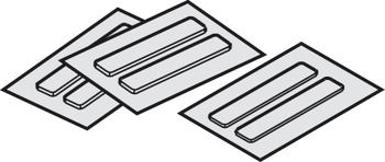 Sliders for Glass for Sliding Interior Glass Doors Hawa-Junior Top hung system For 10 mm glass