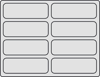 Drawer Insert Shallow Variant-D 2.5 mm material thickness With 8 compartments - view 3