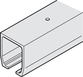 Top Track for Sliding Wooden and Glass Interior Doors Hawa-Junior 160 Top hung system Length 2000 mm