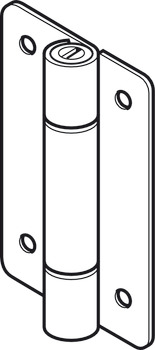 PBA Cub/Brd 316L Hinge Sprung SSS - view 3