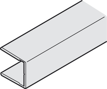 Track Profile for Sliding Interior Glass Doors Accessories Hawa-Porta 100 GWF Top hung system Length 2500 mm