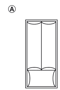 Plastic Cutlery Insert for Nominal Depth 500 mm for Cabinet Width 300-1000 mm With horizontal cutlery compartments Size 30/60 for cabinet width 300 mm - view 5