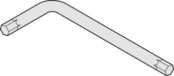 Hex Key SW6 Steel Glv - view 2