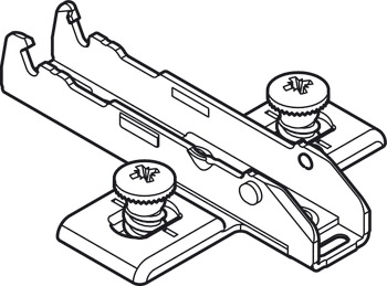 please look Height adjustment via slot Height 2 mm - view 3