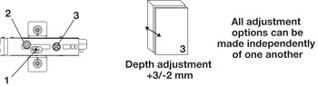 please look With height adjustment via worm gear Height 2 mm - view 4