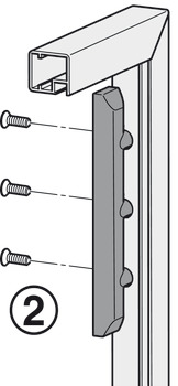 Adapter for Free Flap 1.7 Zinc alloy Nickel plated - view 2