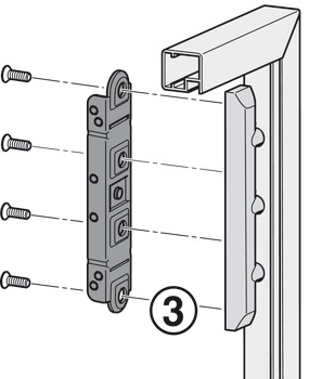 Adapter for Free Flap 1.7 Zinc alloy Nickel plated - view 3