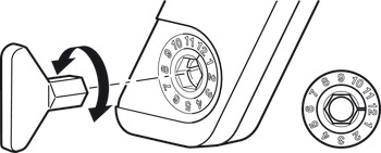 Hex Key SW10 Flap Fittings - view 2