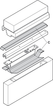 Intumescent Fire Protection Kit for DCL Concealed Door Closers Startec Suitable for DCL 34 door closer model